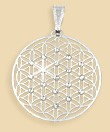 "Flower of Life" pendant with Swarovski crystals