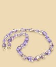 Very exclusive! Necklace 1a-Ametrine, 925 silver gold plated